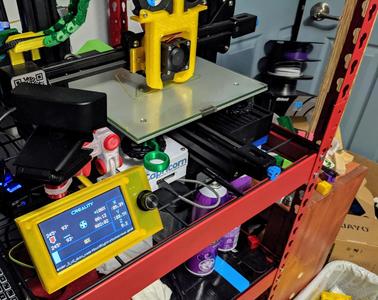 Ender 3 v2 Landscape Screen Case and Mount
