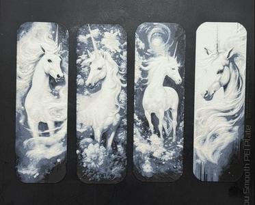 Set of 4 Unicorn Fantasy Bookmarks