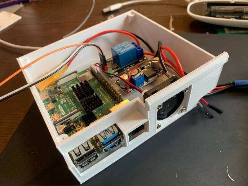 Ender3 Raspberry pi 4 and Electronic Box no screw mount