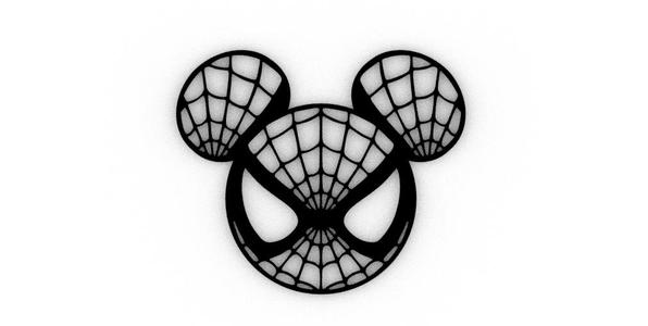 mickey man spider man
