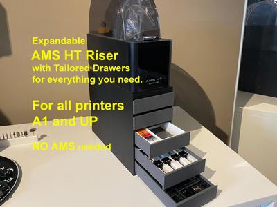 AMS HT Riser with Tailored Drawers for A1 and up