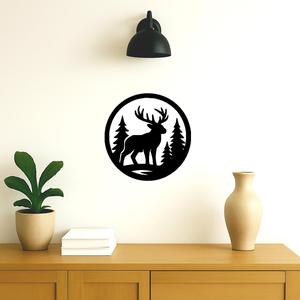 Deer wall decoration