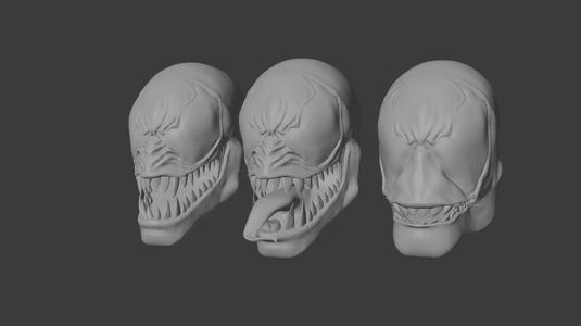 1/12 venom  head (CassiantheMaker)