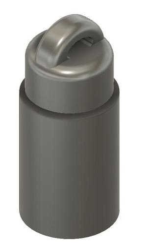Keyring pill box