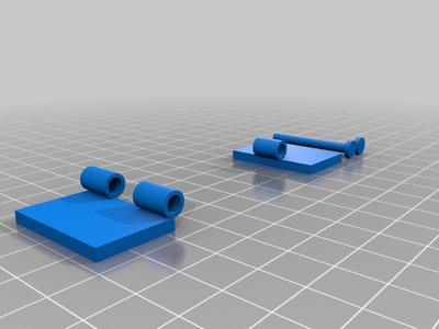 Basic Hinge without Screws | Easy to combine with 3d designs