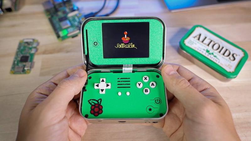 mintyPi v3.5: Altoids Tin Gaming Handheld!