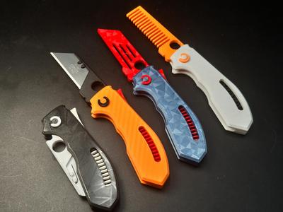 Quick-Print, Simplified Build: Axis-Lock Knife