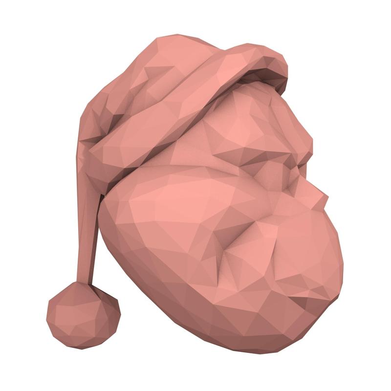 The grinch low poly no.1