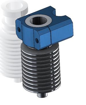 E3D V6 Bowden hotend mount dzino3D