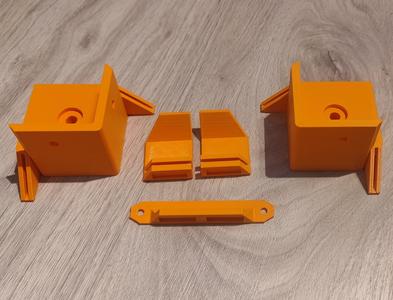 Prusa Enclosure parts for 2mm plexiglass