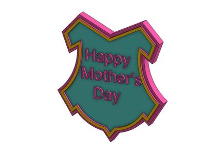Hogwarts House Crest Happy Mother's Day Pendant