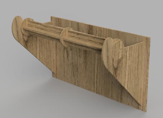 Kitchen roll - wall mount, Küchenrolle Wandhalterung