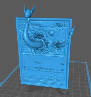 0148 Dragonair Pokemon Pop Up Card (Fanart)