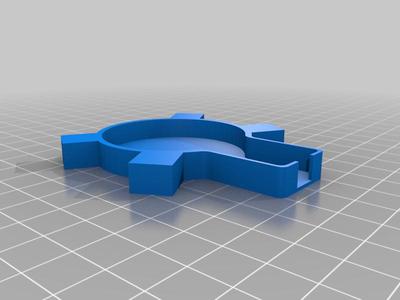 lg g8x / velvet phone cd mount 