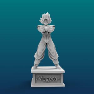 Vegeta Cartoon Figure Print – 3D Printer