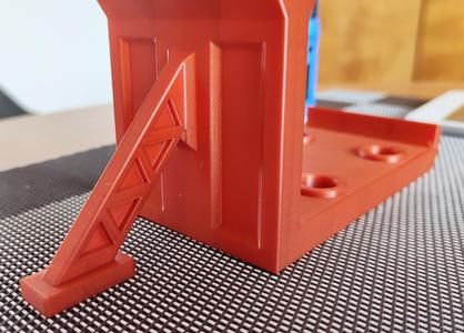 "Industrial" tablet stand.