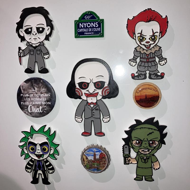 5 Horror Magnets #2