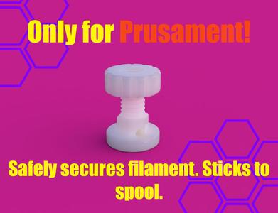 Prusament filament clip with screw