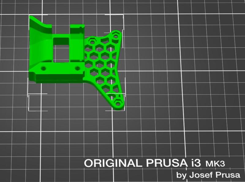 Mounting for the Delta-P fan assembly