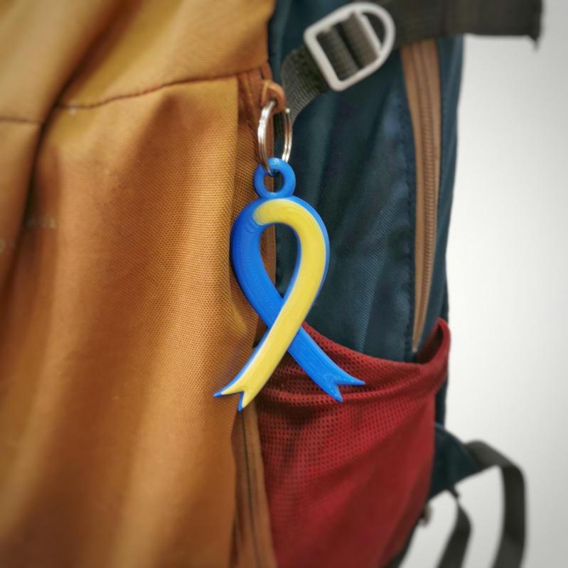 Ribbon for Stand by Ukraine (and Democracy)