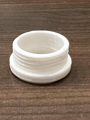 Threaded sleeve for a glass door fitting. M22x1.5