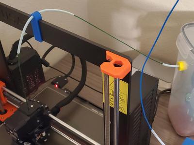 Prusa MK3 front-to-back bowden filament guide