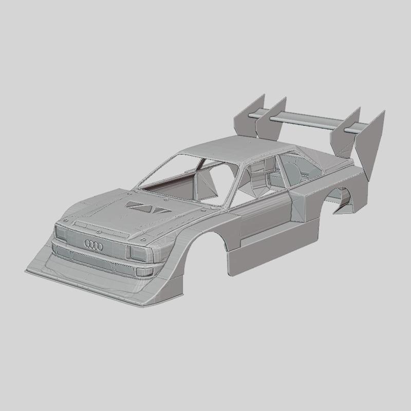 Audi S1 Hillclimb 1985 Printable Body