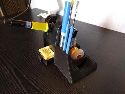 Soldering station accessories holder 