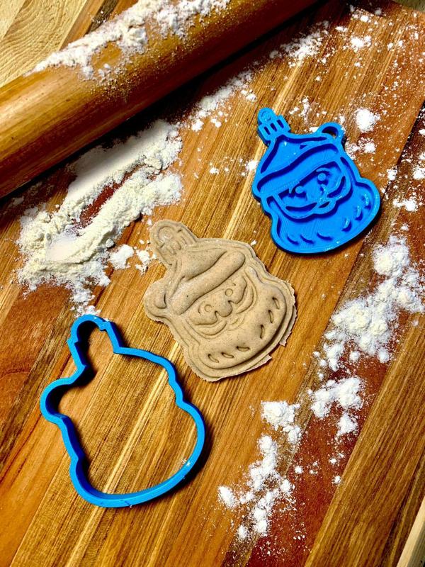 Santa cookie cutter