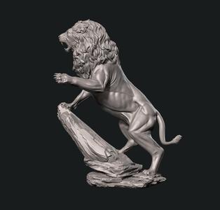 Lion Statue 3D print model