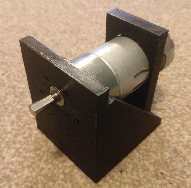 Support geared 37mm high torque motor