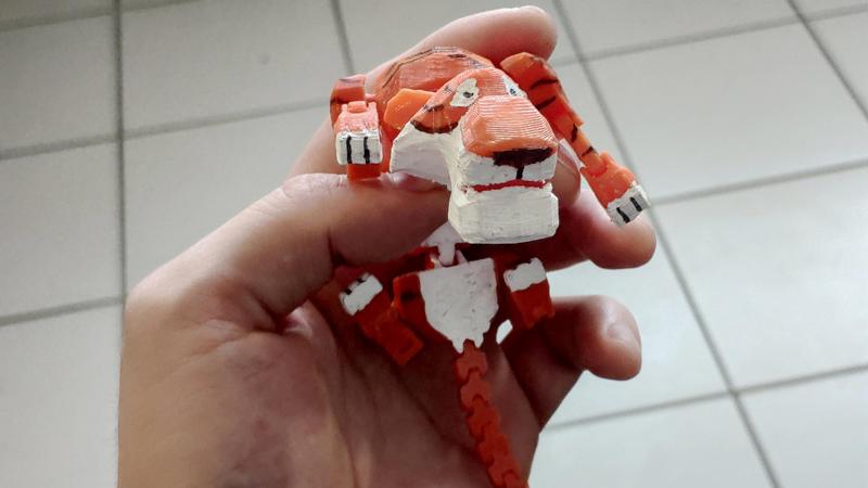 Articulated LowPoly Tiger ShereKhan