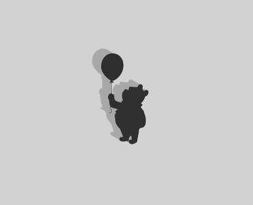 Winnie Balloon Decoration - 2D Art