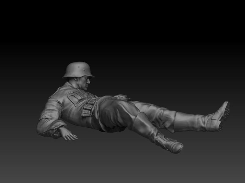 WW2 GERMAN SOLDIER KILLED, INJURED v2