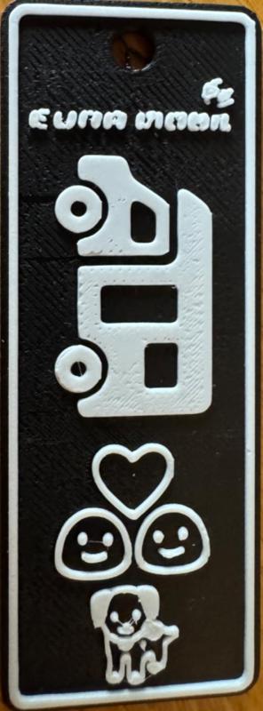 Motorhome Keychain