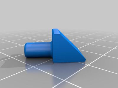 Bookcase mounting peg