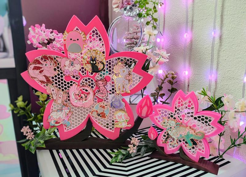 Cherry Blossom Pinboard - Sakura Enamel Pin Display Board
