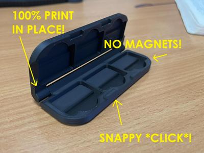 V3 - 100% Print In Place Switch 2 Game Card Case