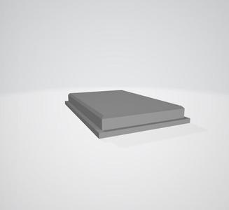 Tapa perfil rectangular 60x40