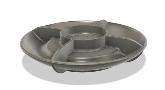 divided magnetic screw bowl