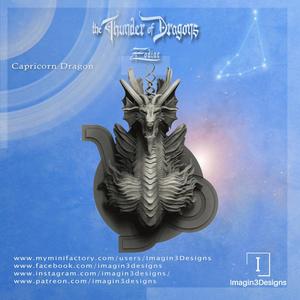 Pre-Supported Capricorn Zodiac Dragon