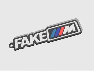 BMW Fake M Keychain