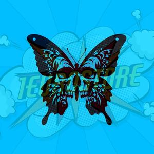 Butterfly Skull Wall Art Decor