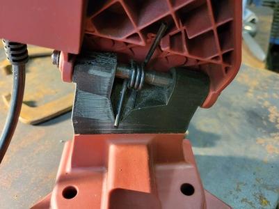 Harbor Freight Chain Saw Sharpener conversion to Bandsaw Mill Sharpener