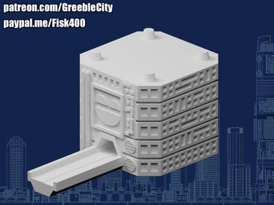 GreebleCity Cyberpunk: Road Module