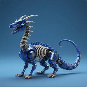 Skeleton Mecha Dragon