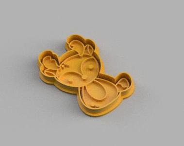 Reindeer cookie cutter