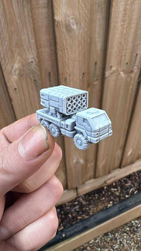 STRIX rocket launcher truck, 6mm scale