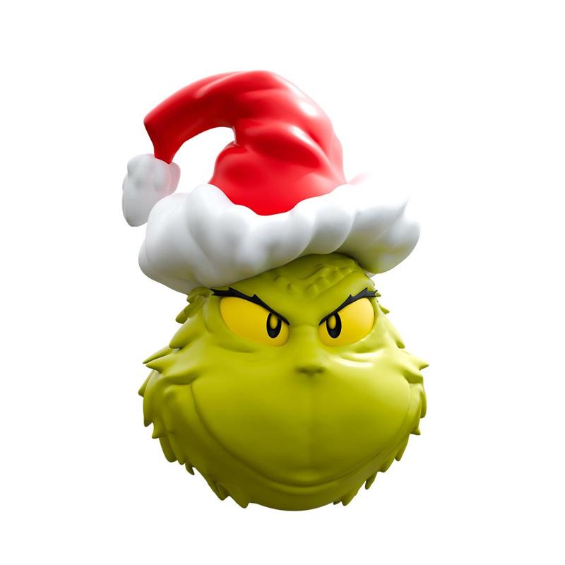 Grinch Pendant Model - Keychain or Earrings for 3d printing