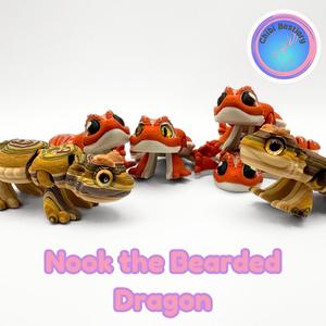 Nook the Bearded Dragon Flexi